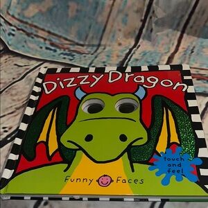 Funny Faces Touch & Feel Board Book - Green